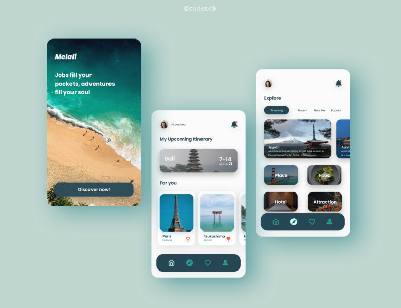 Melali – a travel planner app