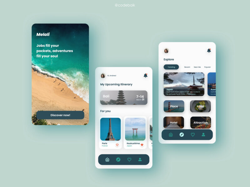 Melali – a travel planner app